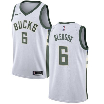 Nike Milwaukee Bucks #6 Eric Bledsoe White Youth NBA Swingman Association Edition Jersey